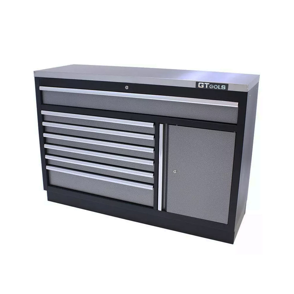 1.36m 7 Drawer with Cupboard Tool Box Workbench - Premium Tool Box from GTools - Just $1039! Shop now at GTools