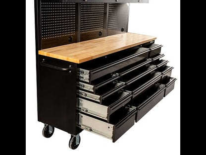 GTX 1.4M Stainless Steel Workbench Combo with Mega Drawer