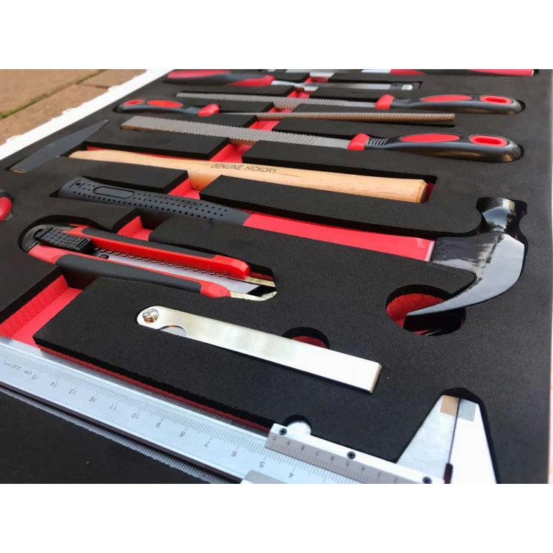 13 piece Wood File, Chisel, Hammer & Measure Set in EVA TRay - Premium Pliers from GTools - Just $117! Shop now at GTools