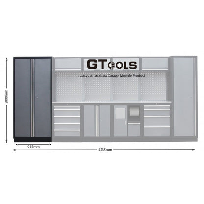 2M Double Door Tall Storage Cabinet - Premium Cupboard from GTools - Just $629! Shop now at GTools