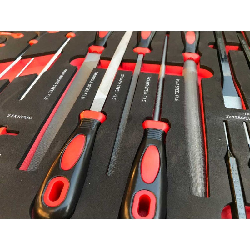 24 Piece Hex Key, Metal File, Punch & Cold Chisel Set in EVA Tray - Premium Pliers from GTools - Just $99! Shop now at GTools