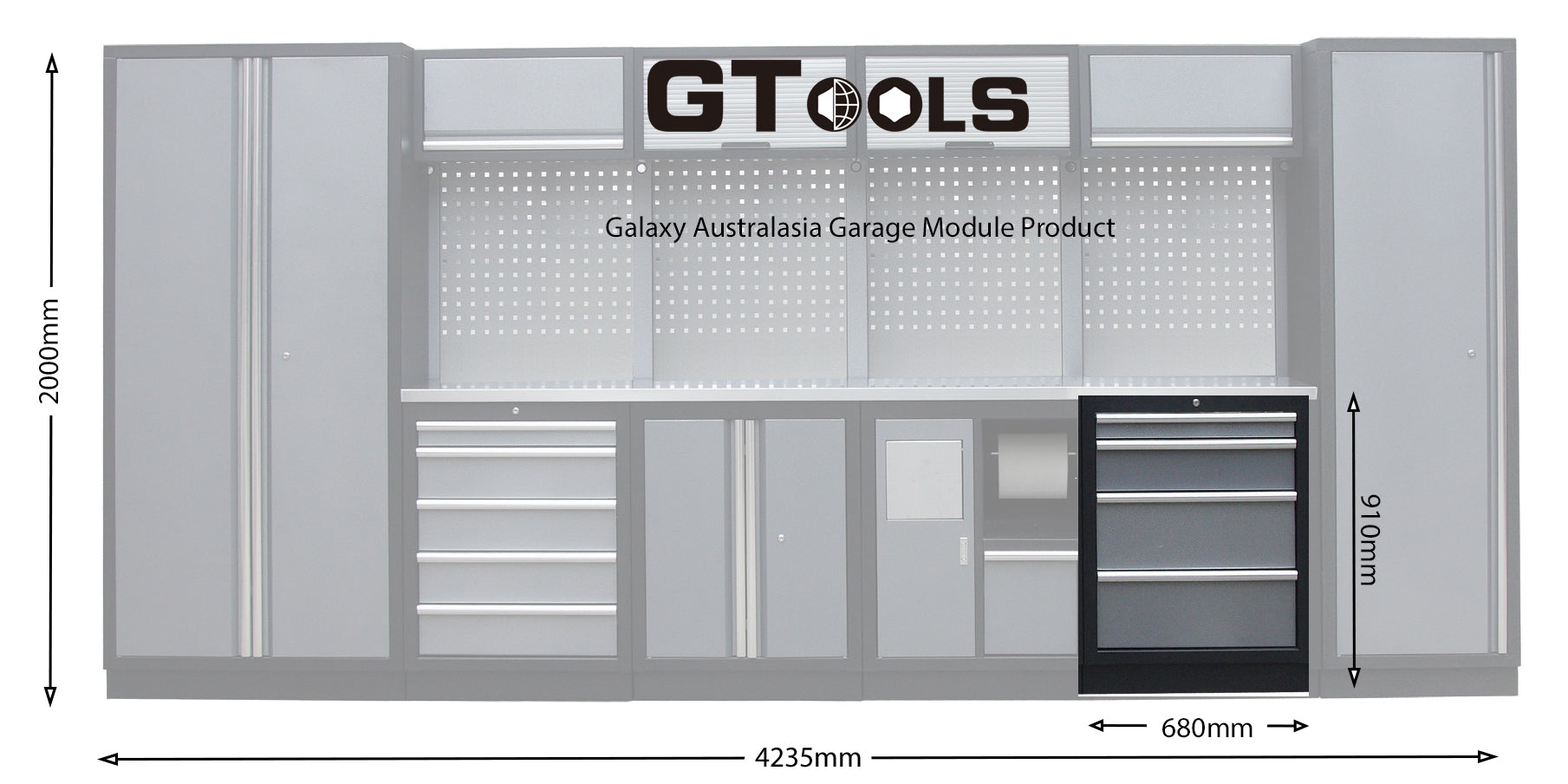 4 Drawer Cabinet - Premium Cabinet from GTools - Just $356! Shop now at GTools