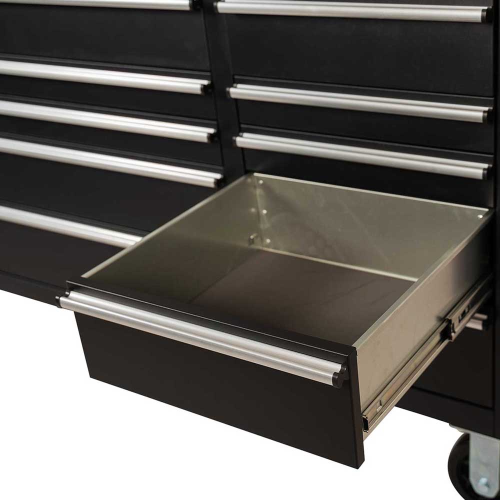 GTX 1.8M Black Steel Tool Chest, Mega Drawer & Workbench - Premium Tool Box from GTools - Just $899! Shop now at GTools