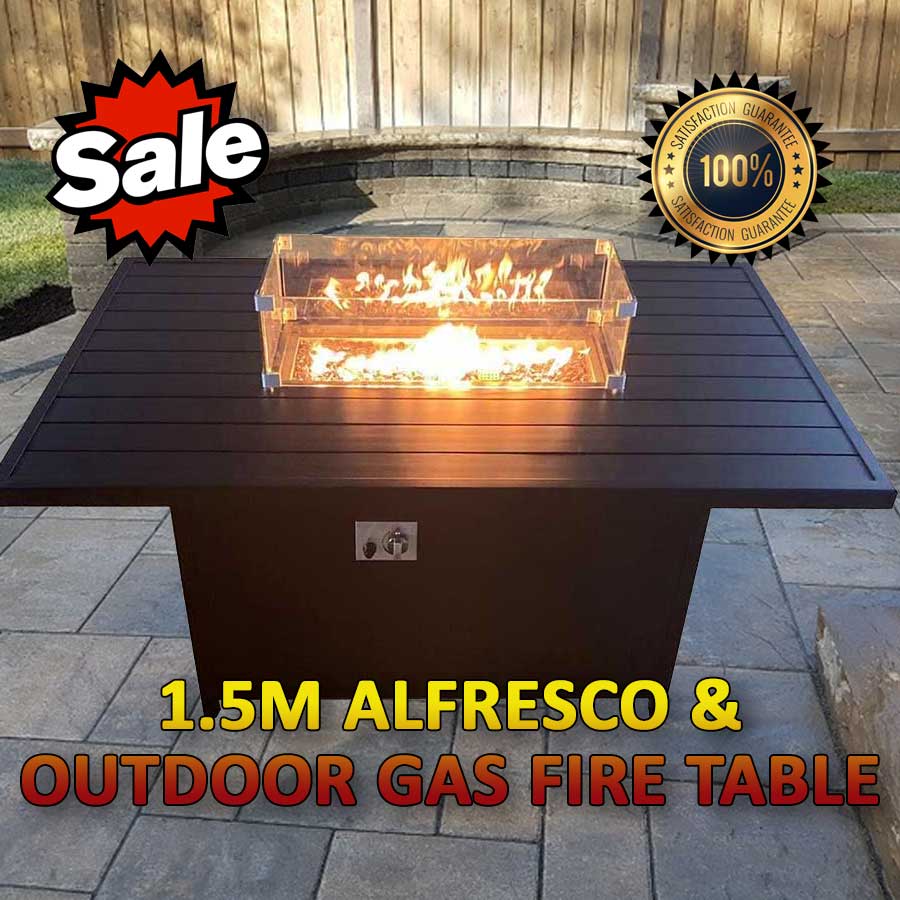 Patio Dining Gas Fire Pit Table - Premium Outdoor from GTools - Just $1399! Shop now at GTools
